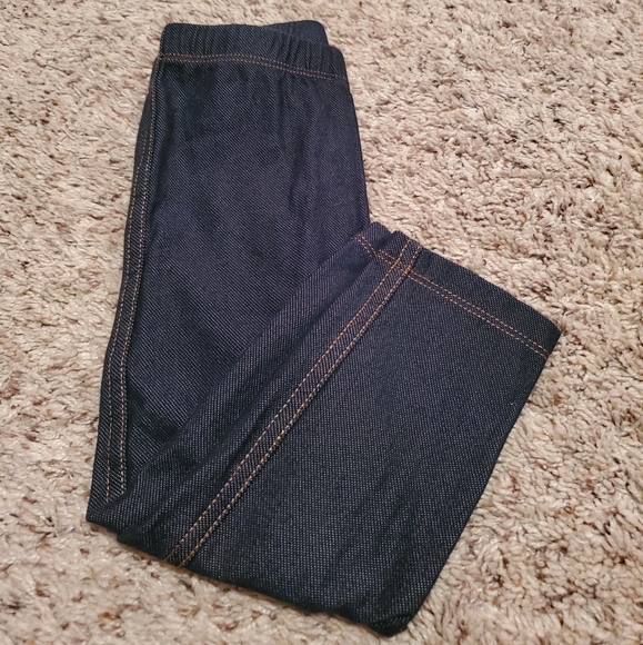 💜 Baby girl denim style legging pants 18 months - Picture 2 of 3
